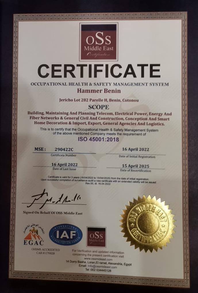 ISO Certification 2